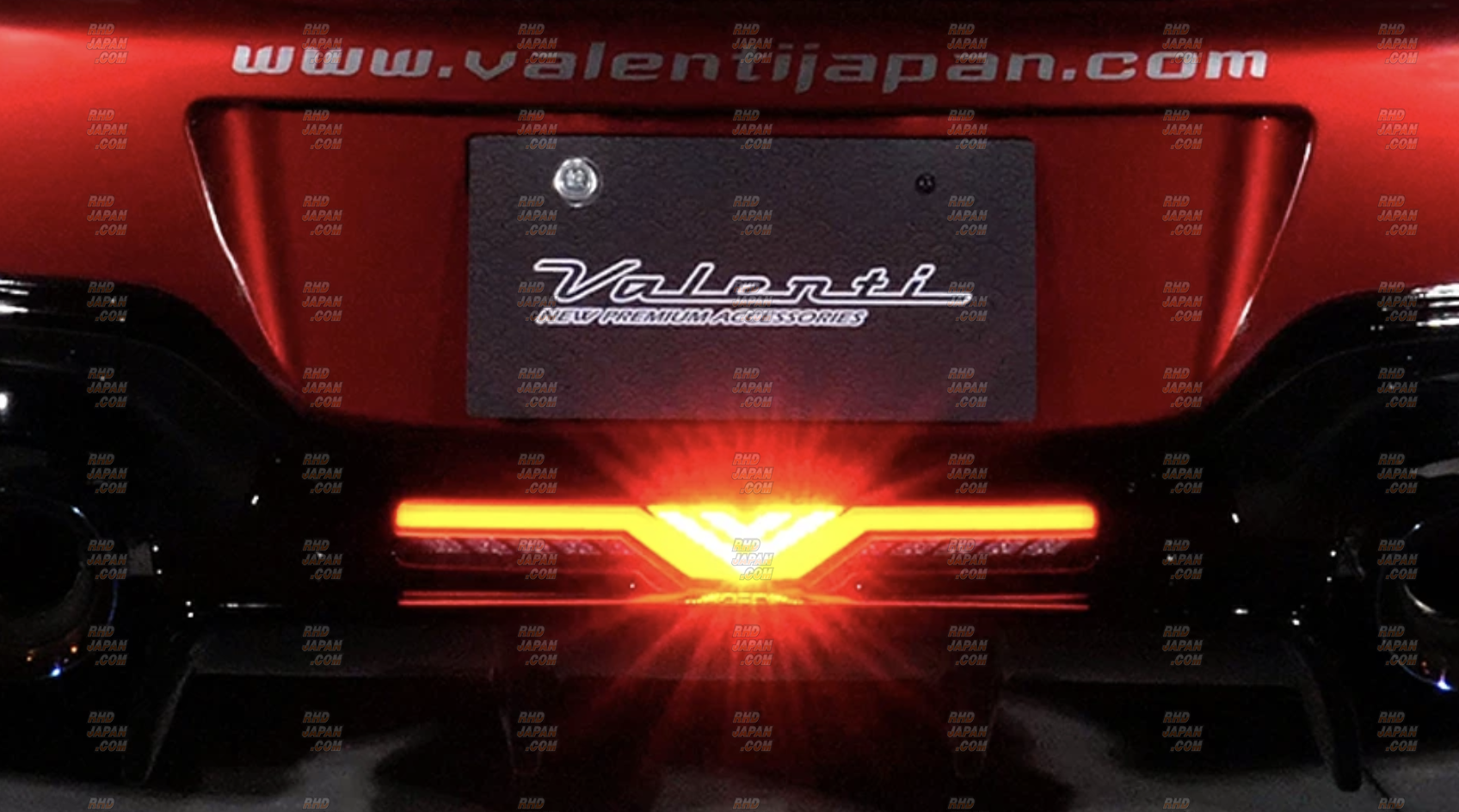 Valenti Jewel LED Back Fog Lamp Revo Red Lens / Gloss Black - BRZ